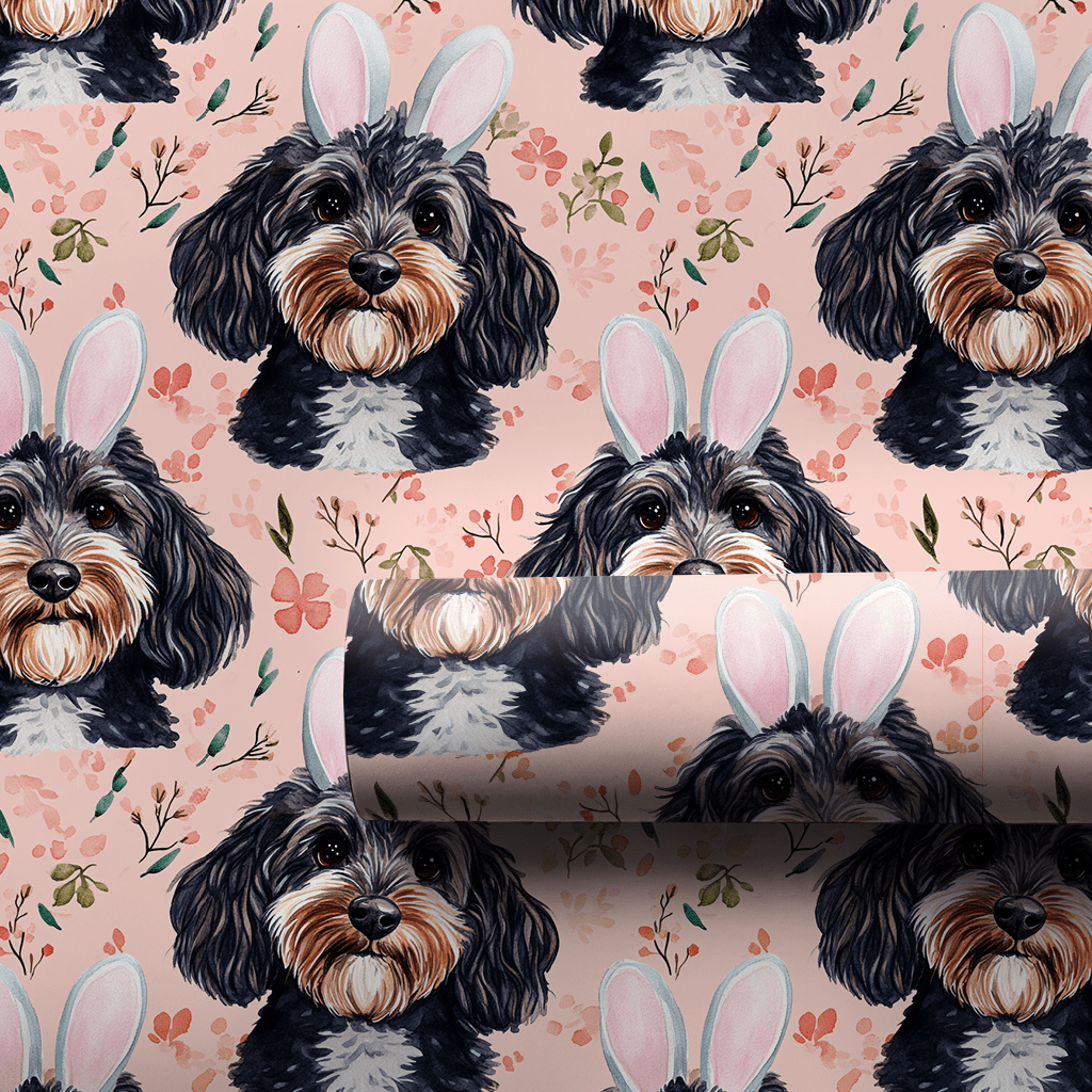 Bernedoodle Bunny - Wrapping Paper - Aspen & Arlo