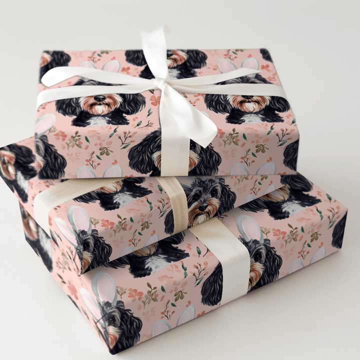 Bernedoodle Bunny - Wrapping Paper - Aspen & Arlo