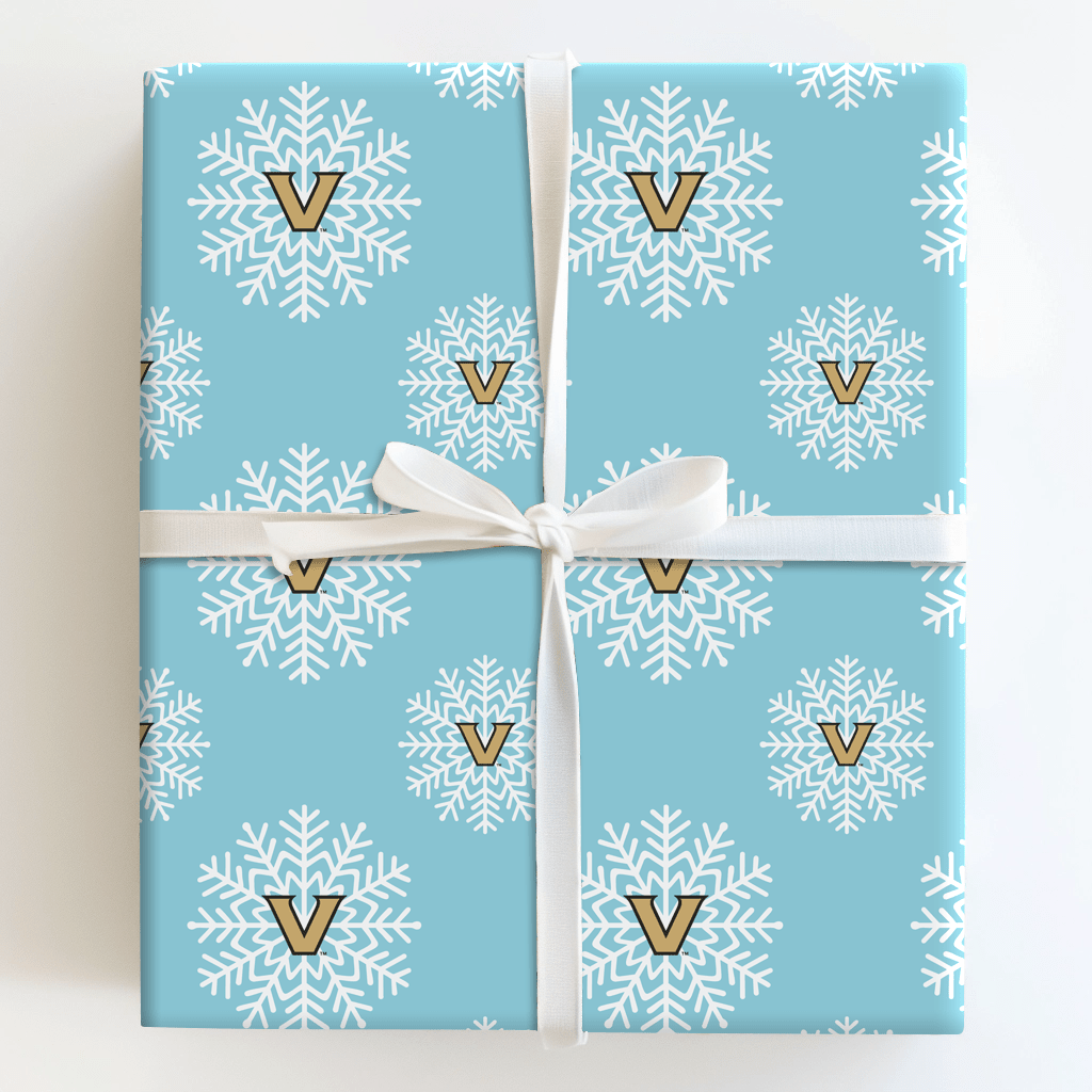 Vanderbilt Winter Snowflake - Wrapping Paper - Aspen & Arlo