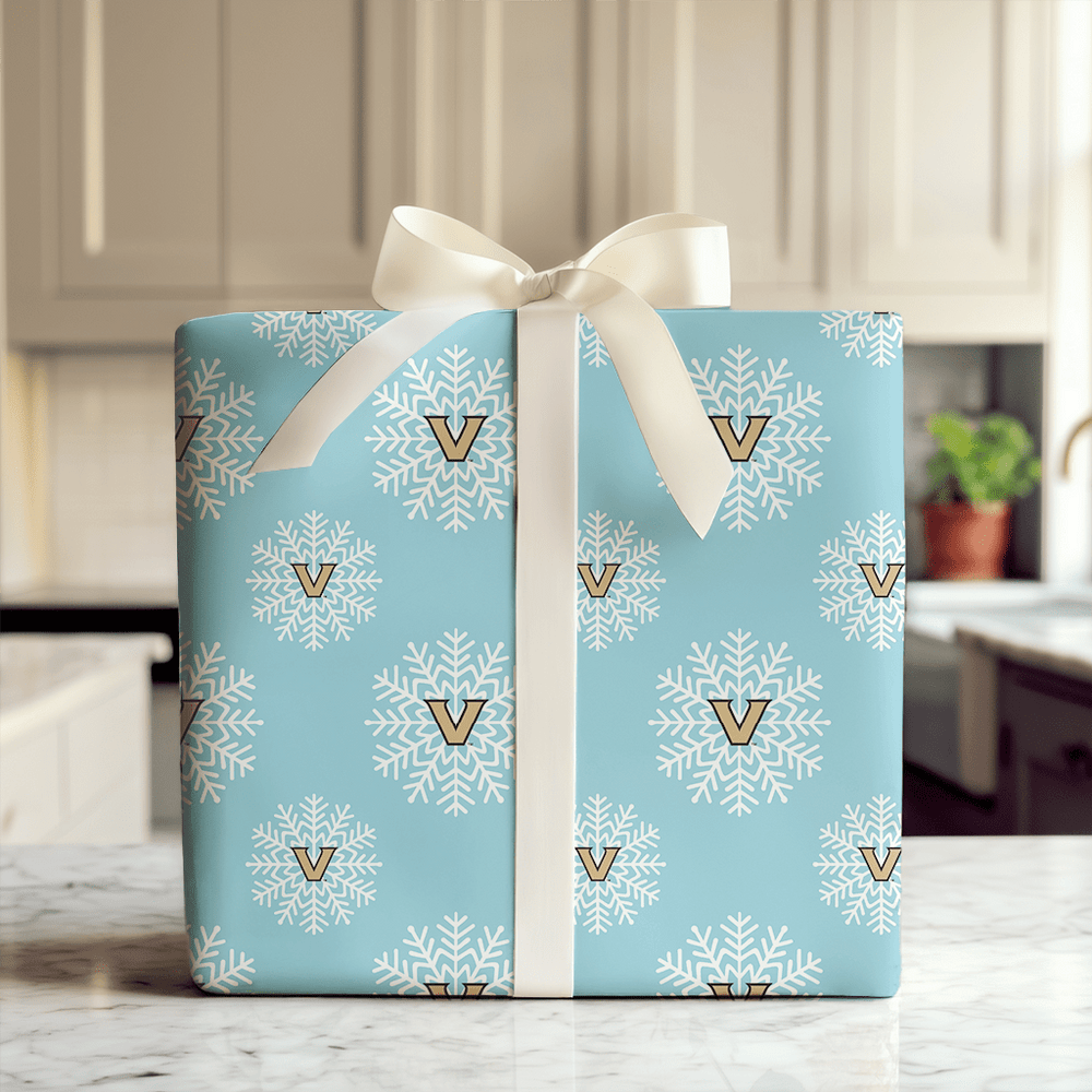 Vanderbilt Winter Snowflake - Wrapping Paper - Aspen & Arlo