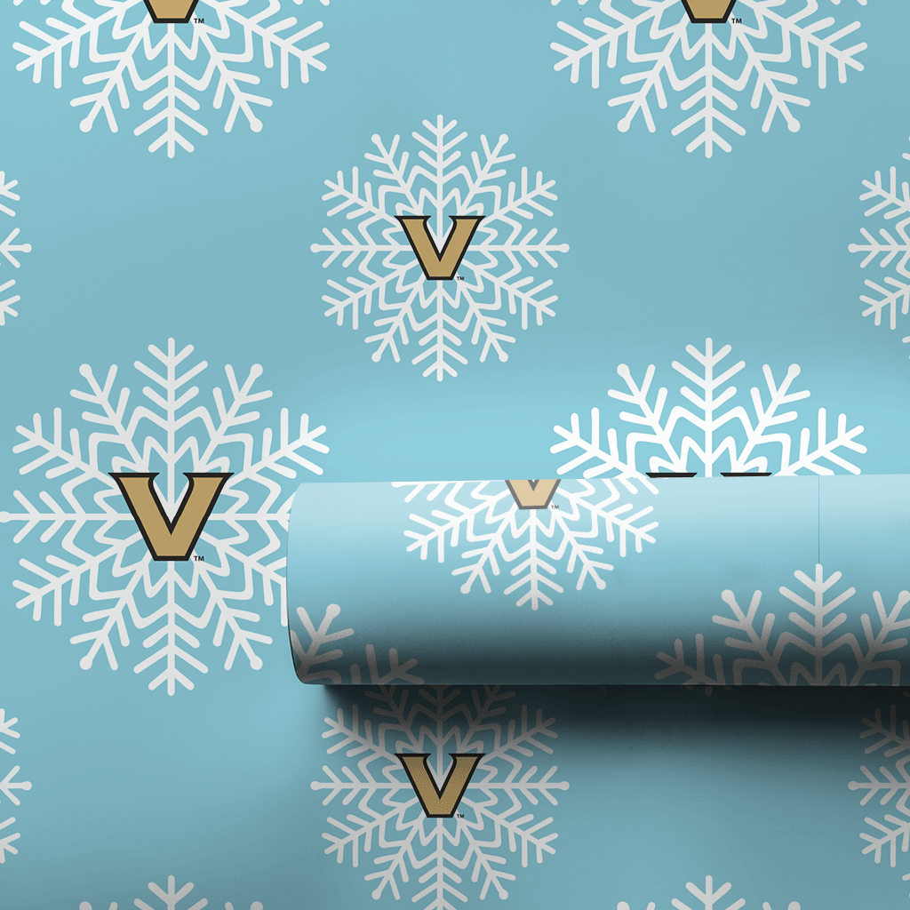 Vanderbilt Winter Snowflake - Wrapping Paper - Aspen & Arlo