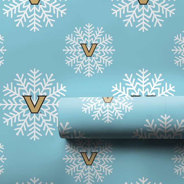 Vanderbilt Winter Snowflake - Wrapping Paper - Aspen & Arlo