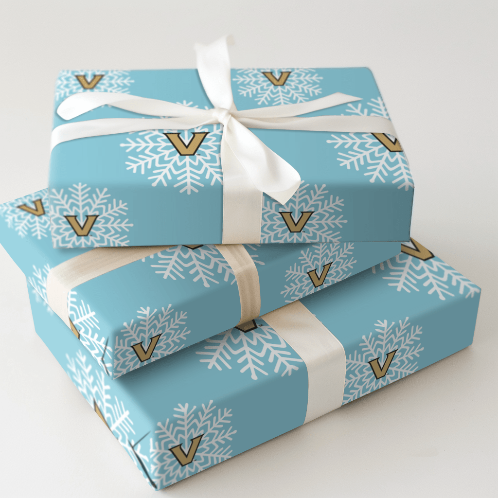 Vanderbilt Winter Snowflake - Wrapping Paper - Aspen & Arlo