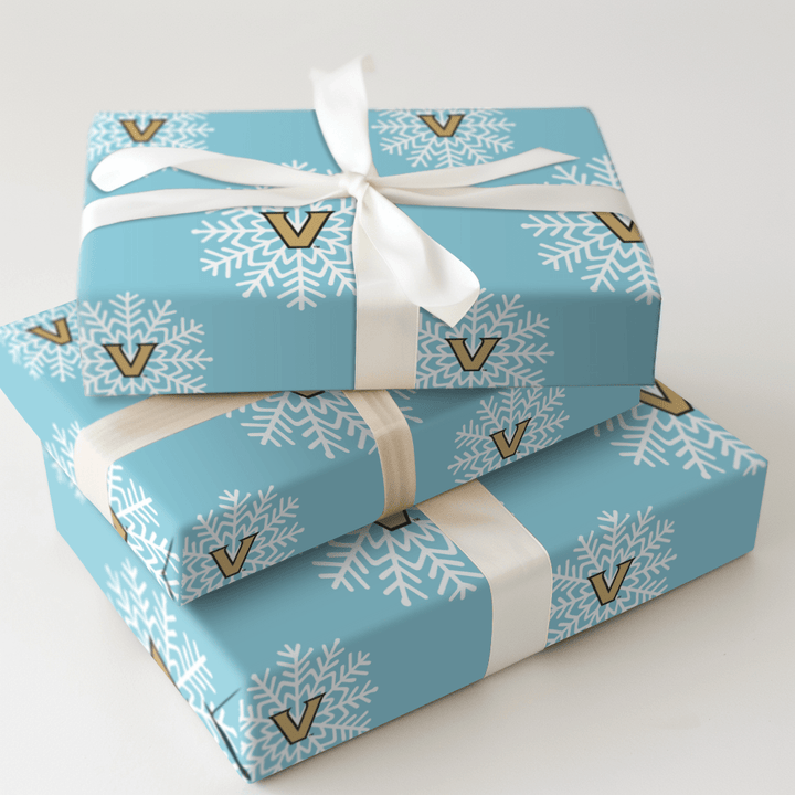 Vanderbilt Winter Snowflake - Wrapping Paper - Aspen & Arlo