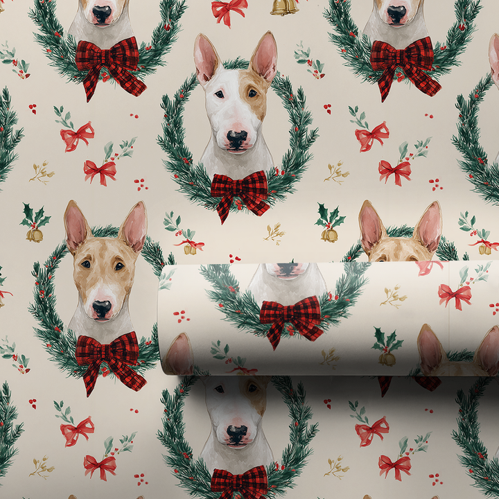 Wreathed in Bull Terrier