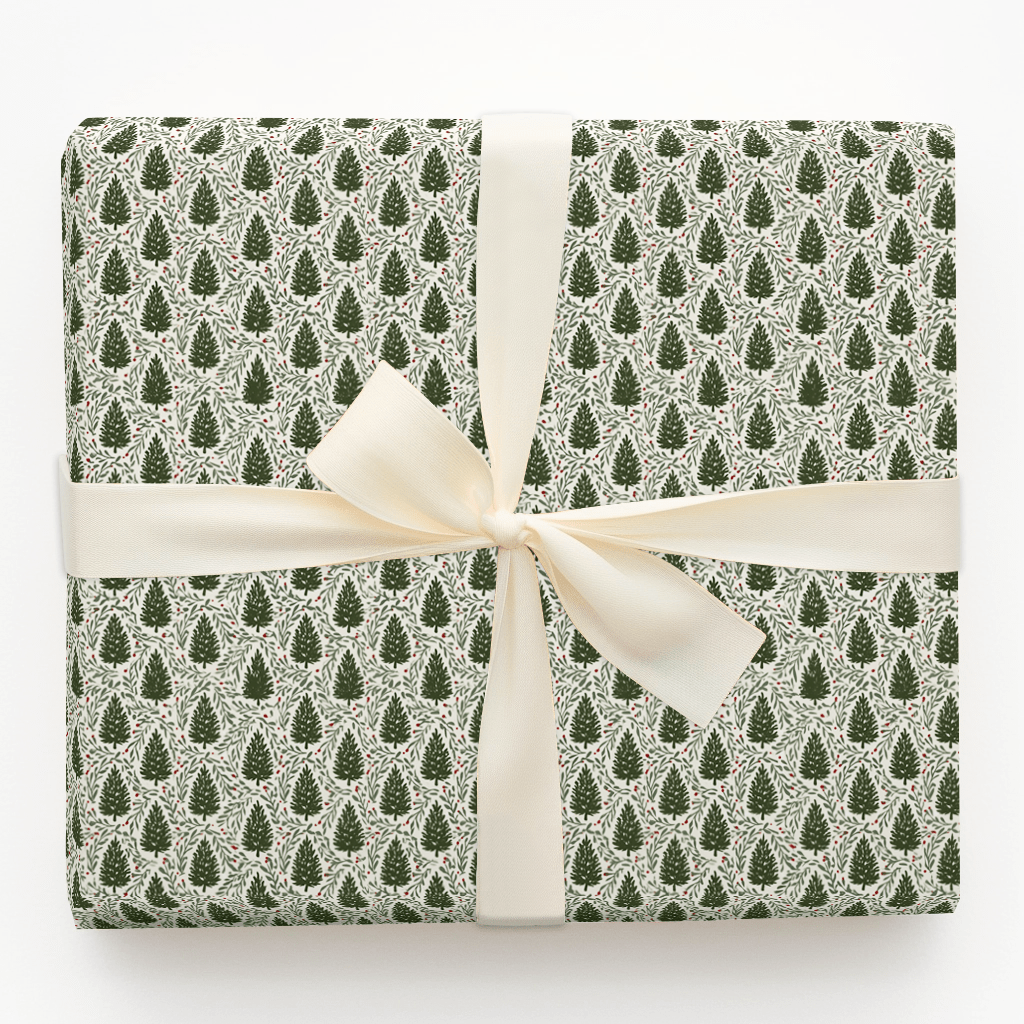 Path of Pine - Wrapping Paper - Aspen & Arlo