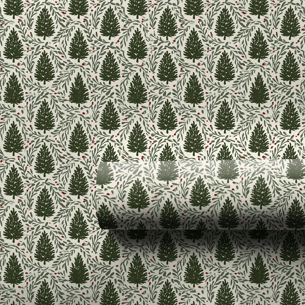 Path of Pine - Wrapping Paper - Aspen & Arlo