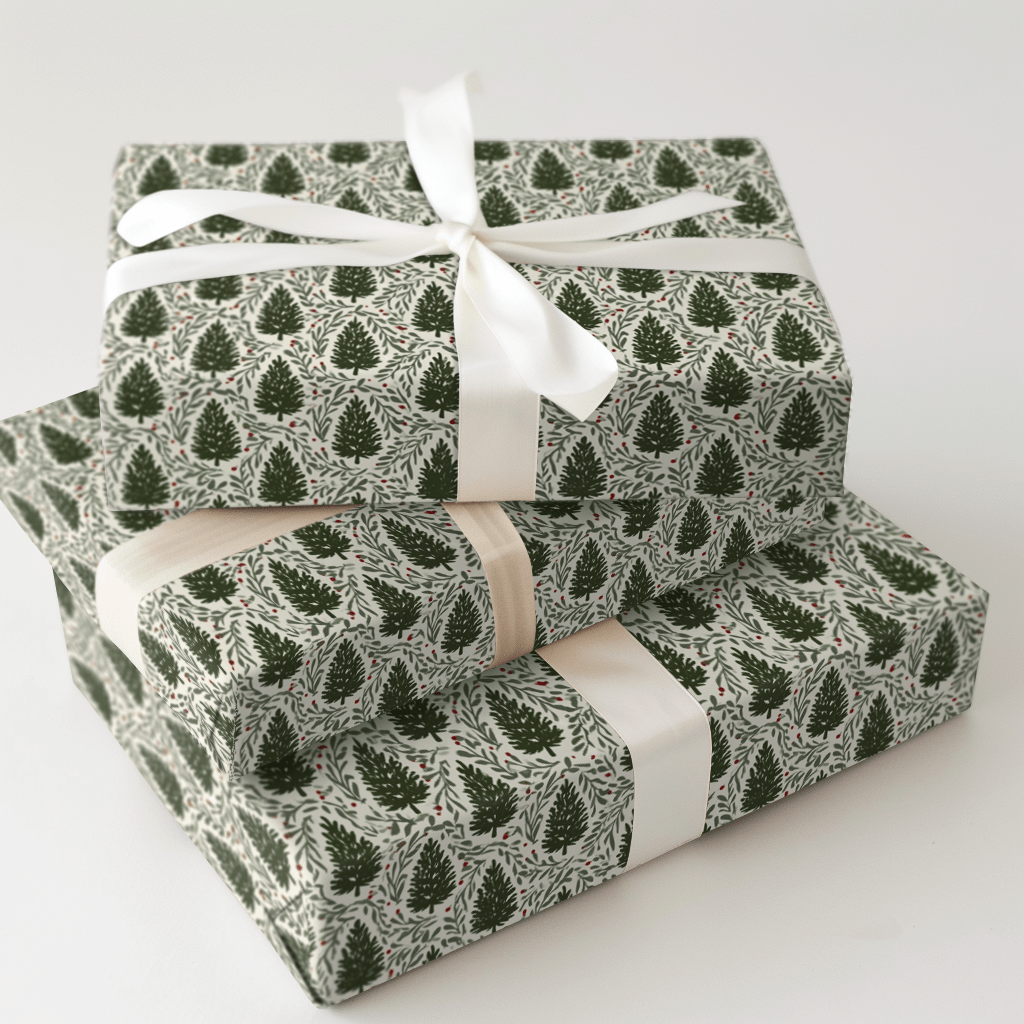 Path of Pine - Wrapping Paper - Aspen & Arlo