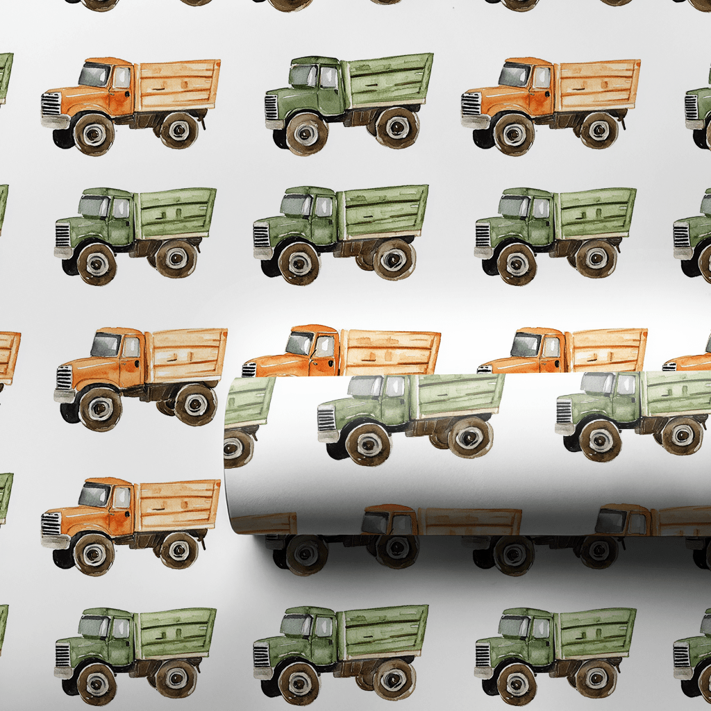 Keep on Truckin - Wrapping Paper - Aspen & Arlo