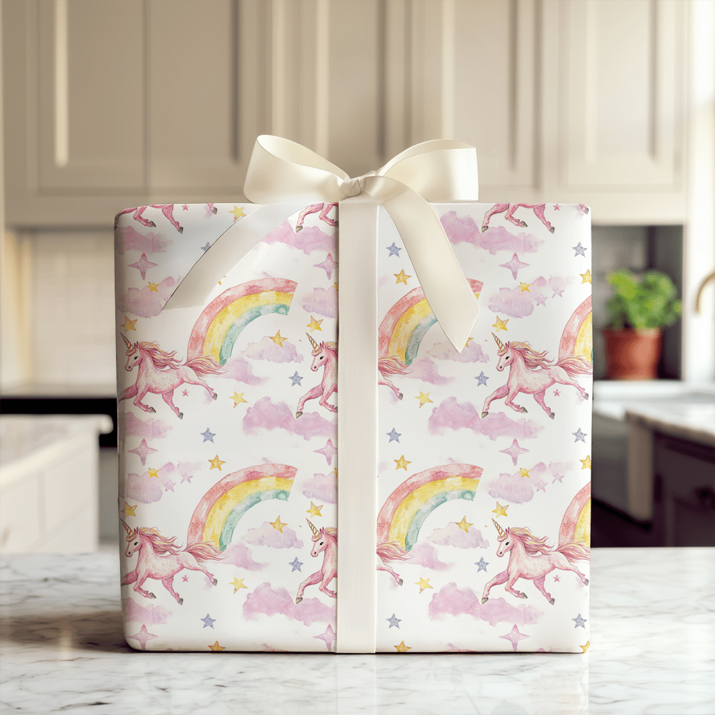 Rainbow Dreams - Wrapping Paper - Aspen & Arlo