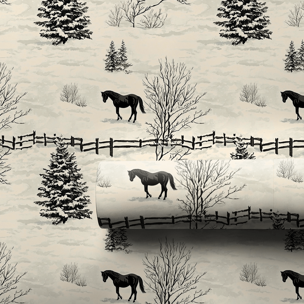 Charcoal Charmer - Wrapping Paper - Aspen & Arlo