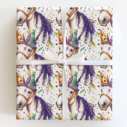 Mardi Gras Galineers Cob - Wrapping Paper - Aspen & Arlo