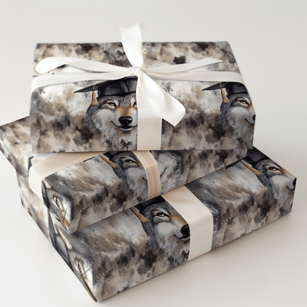 Howling Congratulations - Wrapping Paper - Aspen & Arlo