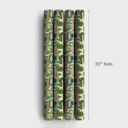 Outfield in Bloom - Wrapping Paper - Aspen & Arlo