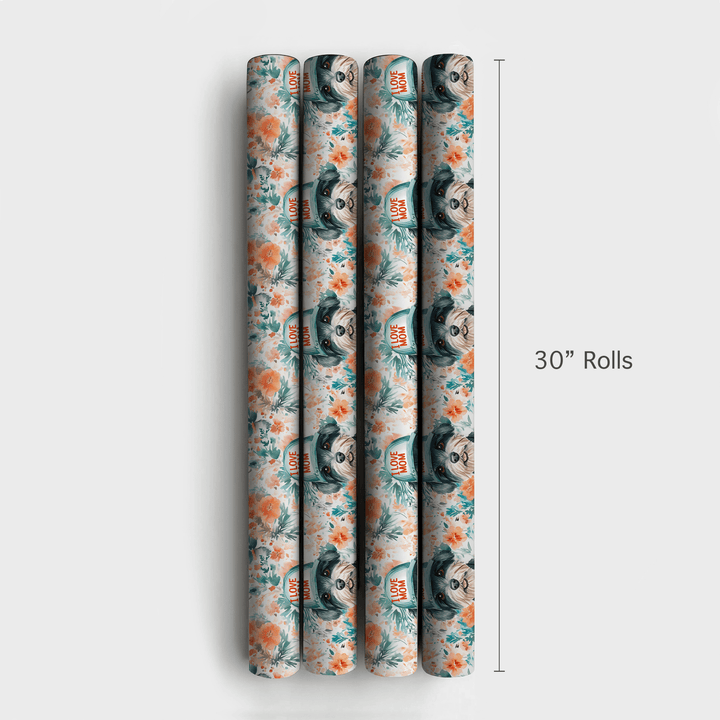 Mom's Favorite Schnauzer - Wrapping Paper - Aspen & Arlo