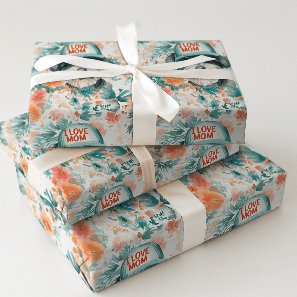 Mom's Favorite Schnauzer - Wrapping Paper - Aspen & Arlo