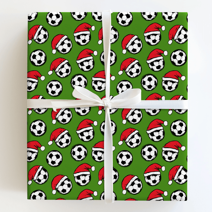 Santa Kicks - Wrapping Paper - Aspen & Arlo