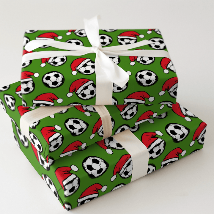 Santa Kicks - Wrapping Paper - Aspen & Arlo