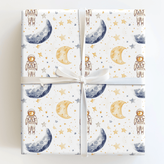 Moonlit Mission - Wrapping Paper - Aspen & Arlo