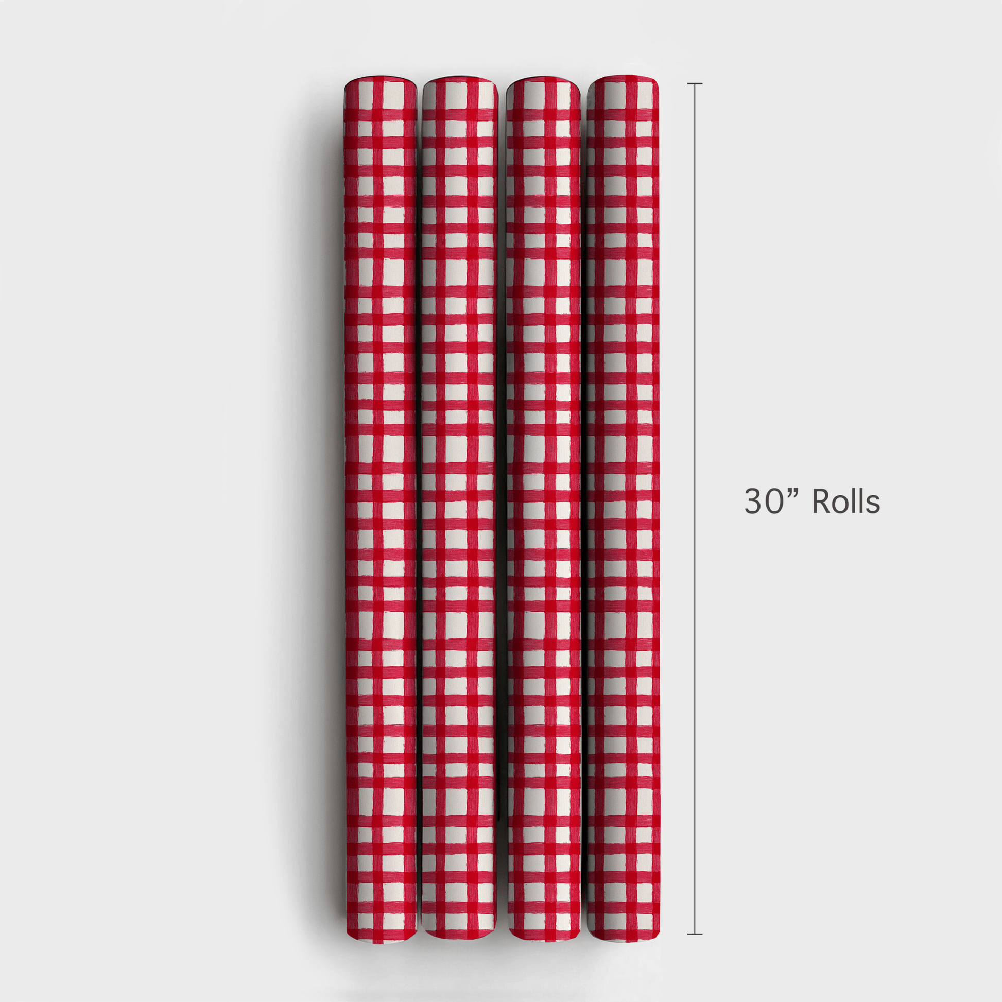 Red Christmas Plaid - Wrapping Paper - Aspen & Arlo