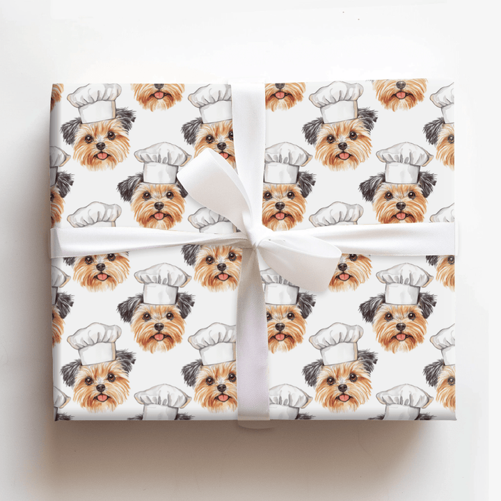 Yorkie Wrapping Paper Cooking with the Yorkies Wrapping Paper: Yorkie Dog Gift Wrap – Aspen ...