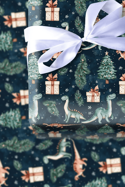 Dino - Mite Surprise - Wrapping Paper - Aspen & Arlo