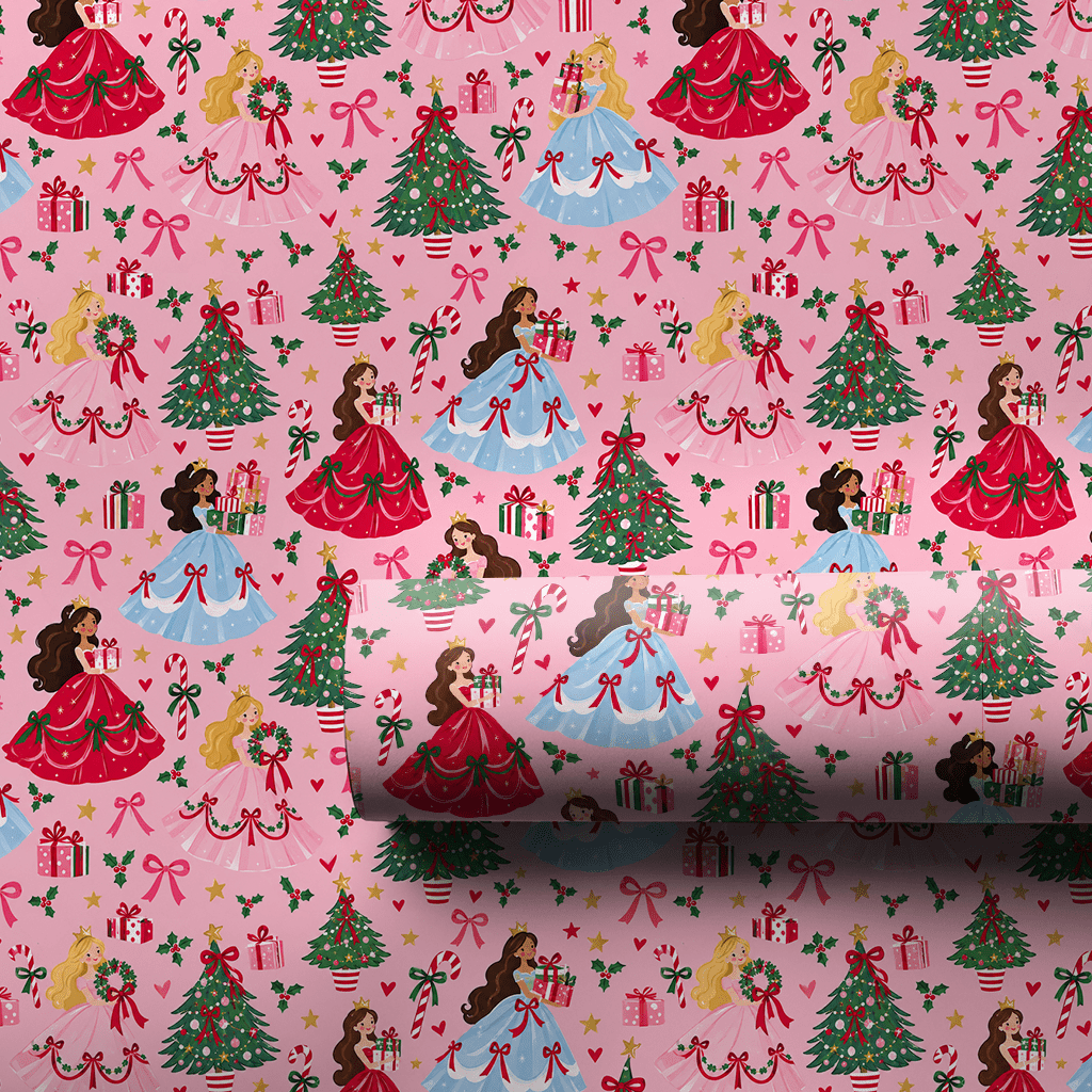 Princess Present Party - Wrapping Paper - Aspen & Arlo
