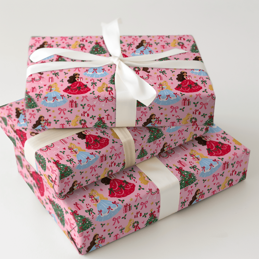 Princess Present Party - Wrapping Paper - Aspen & Arlo