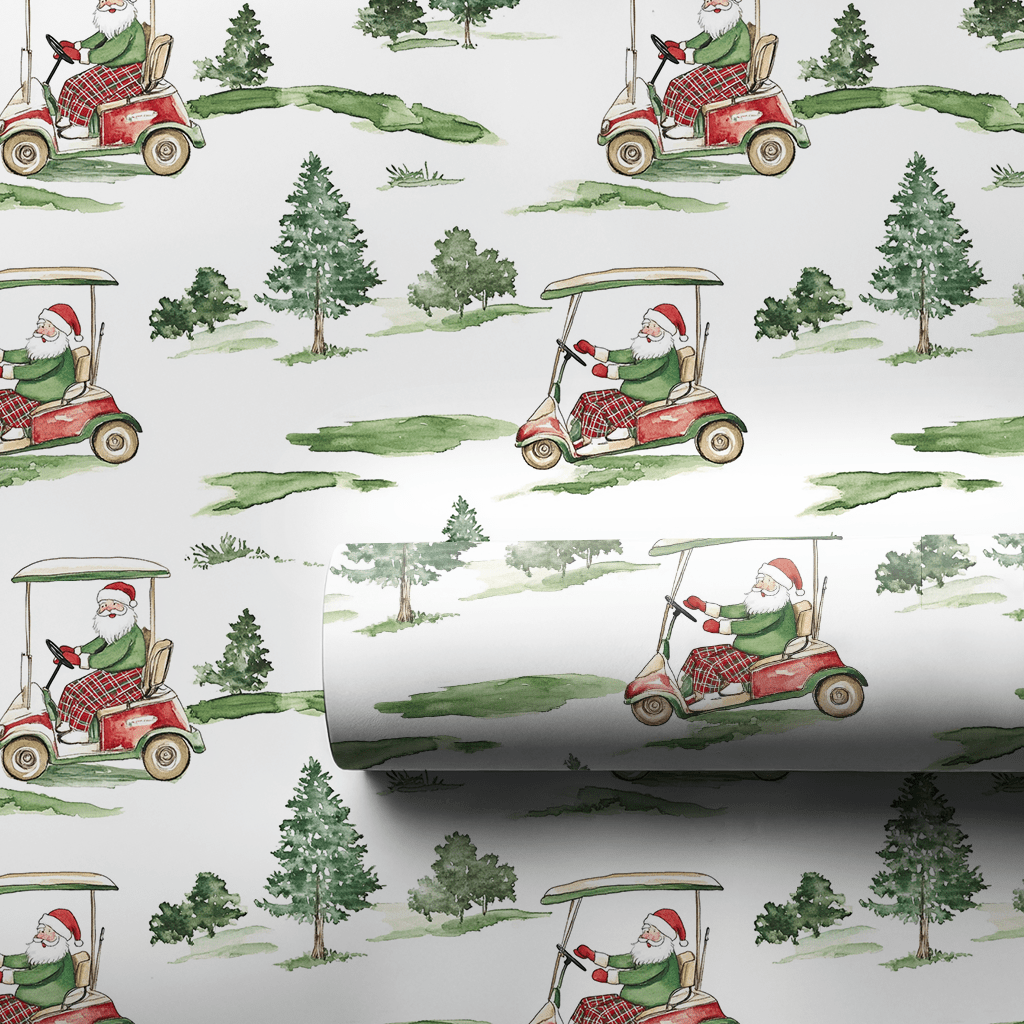 Santa at Pinnacle - Wrapping Paper - Aspen & Arlo