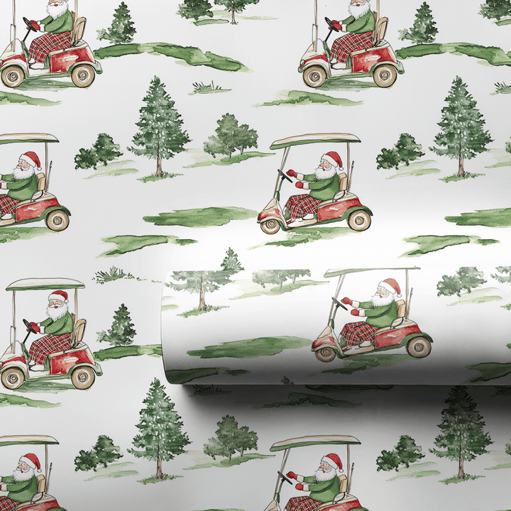 Santa at Pinnacle - Wrapping Paper - Aspen & Arlo