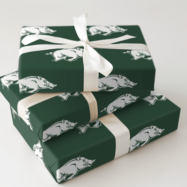 Hogs in the Holly - Wrapping Paper - Aspen & Arlo