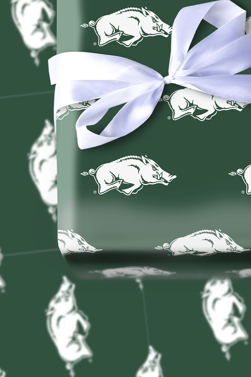 Hogs in the Holly - Wrapping Paper - Aspen & Arlo