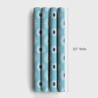 Everglade Frostflake - Wrapping Paper - Aspen & Arlo