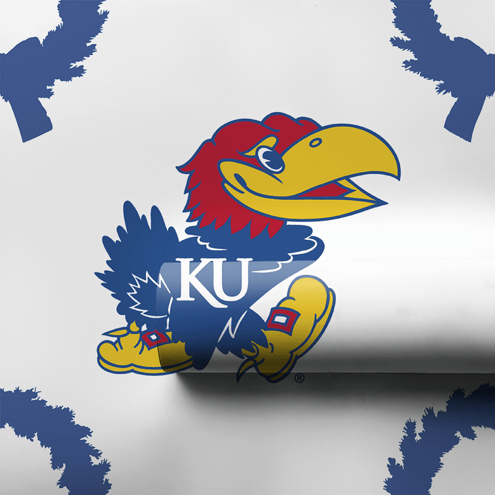 Kansas University Wreath - Wrapping Paper - Aspen & Arlo