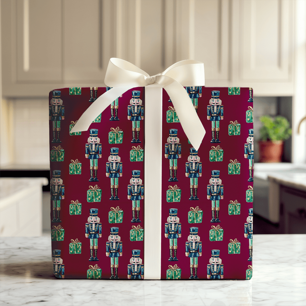 Rosewood Soldier - Wrapping Paper - Aspen & Arlo