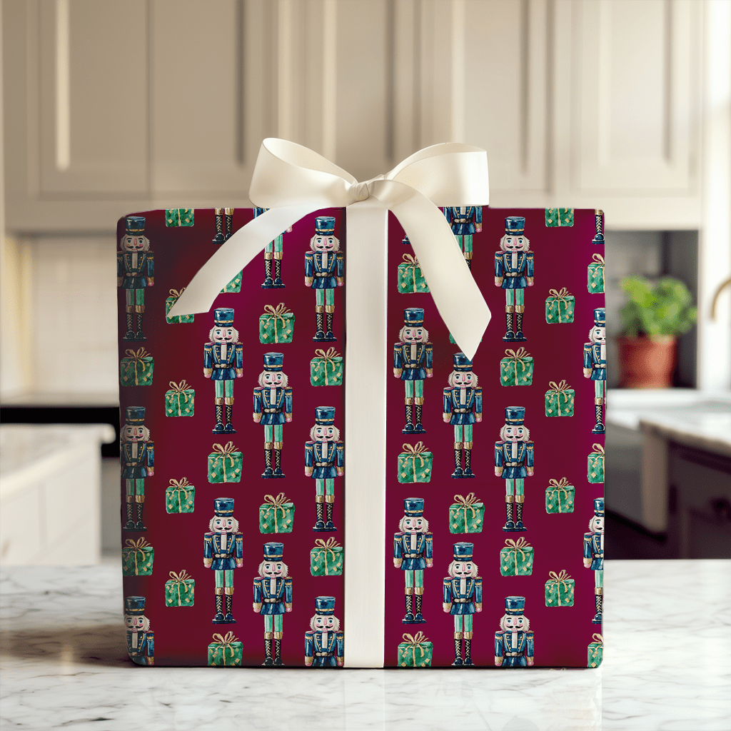 Rosewood Soldier - Wrapping Paper - Aspen & Arlo