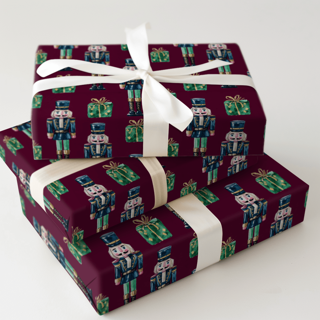 Rosewood Soldier - Wrapping Paper - Aspen & Arlo
