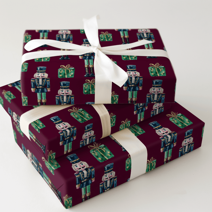 Rosewood Soldier - Wrapping Paper - Aspen & Arlo
