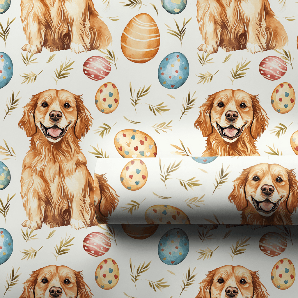 Basket of Golden Eggs - Wrapping Paper - Aspen & Arlo