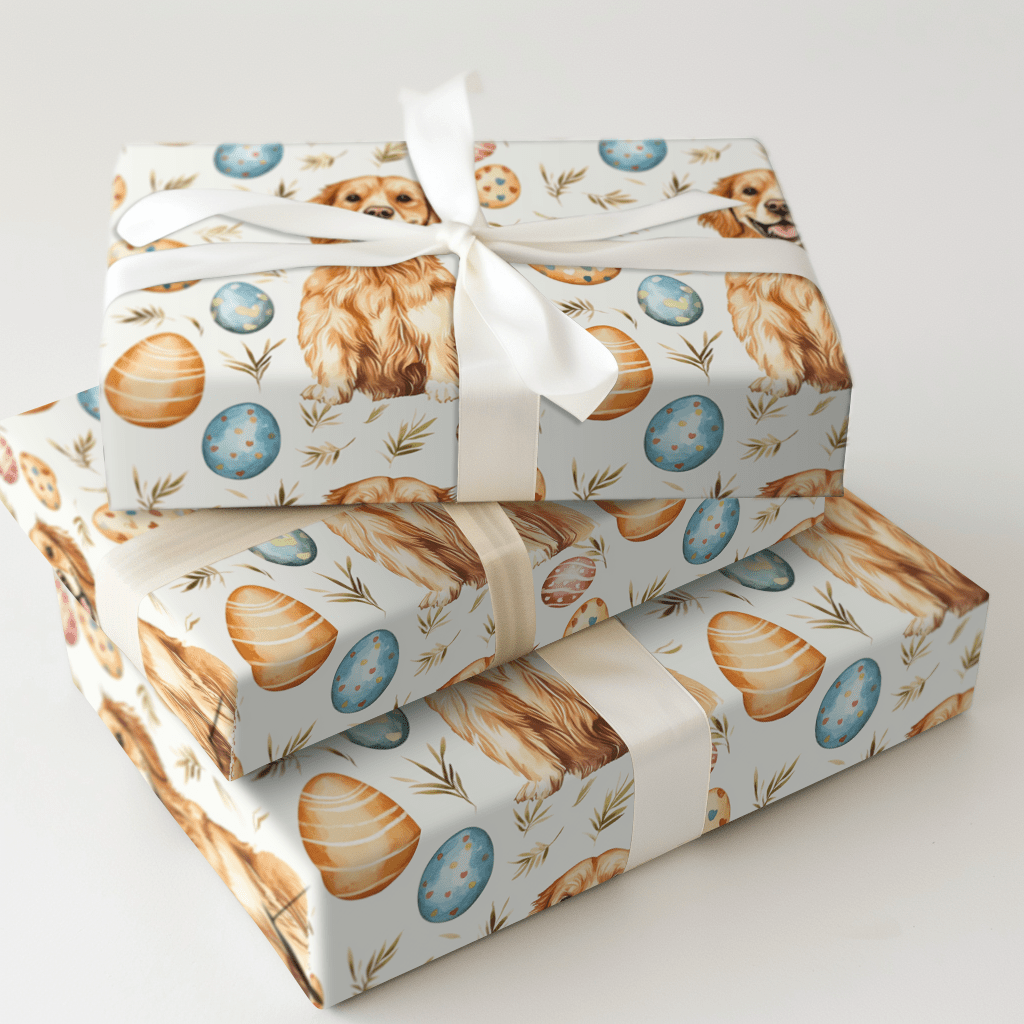 Basket of Golden Eggs - Wrapping Paper - Aspen & Arlo