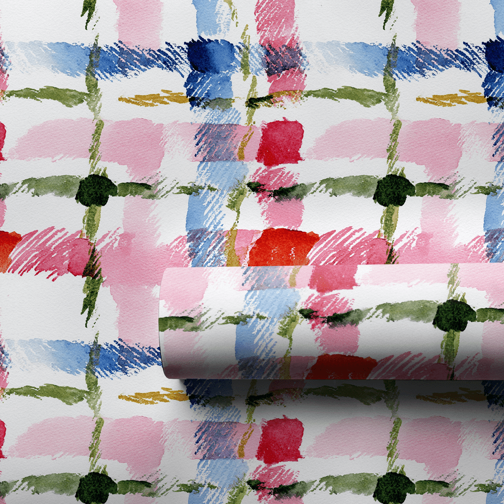 Preston Check - Wrapping Paper - Aspen & Arlo