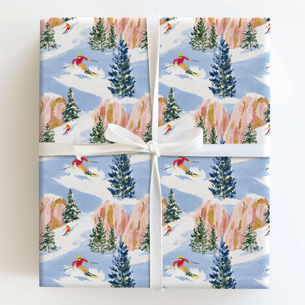 Pink Peaks - Wrapping Paper - Aspen & Arlo