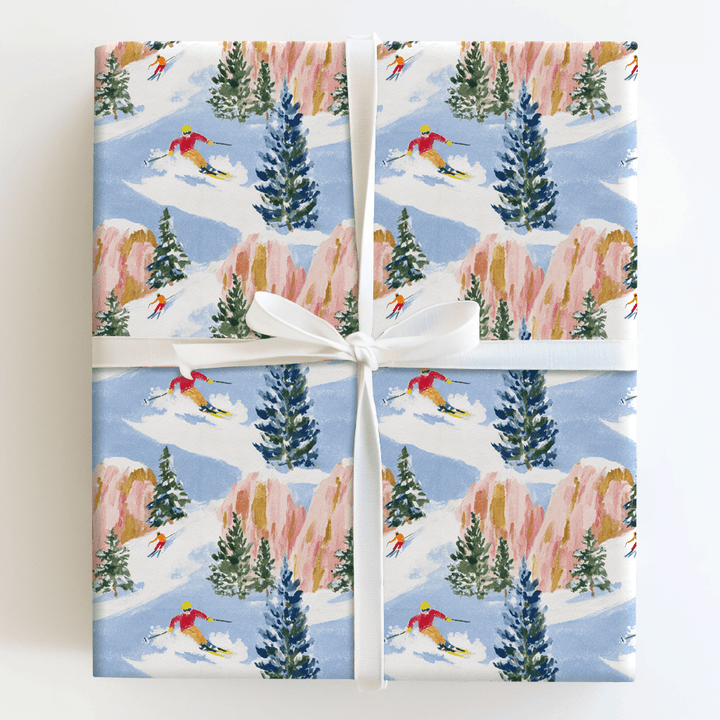 Pink Peaks - Wrapping Paper - Aspen & Arlo