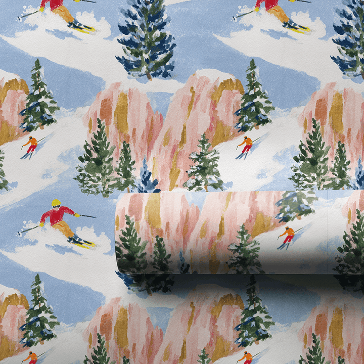 Pink Peaks - Wrapping Paper - Aspen & Arlo