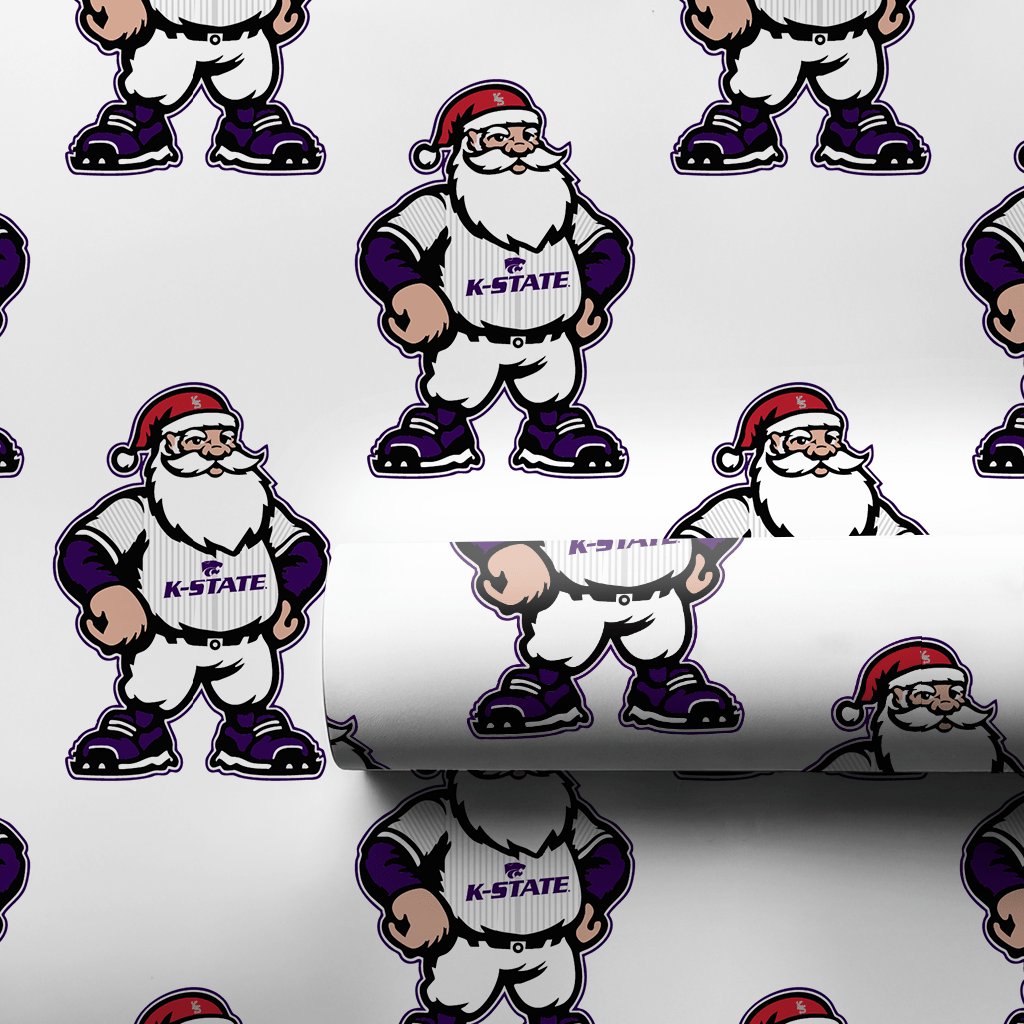 Deck the Diamond – Kansas State - Wrapping Paper - Aspen & Arlo