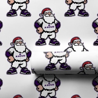 Deck the Diamond – Kansas State - Wrapping Paper - Aspen & Arlo