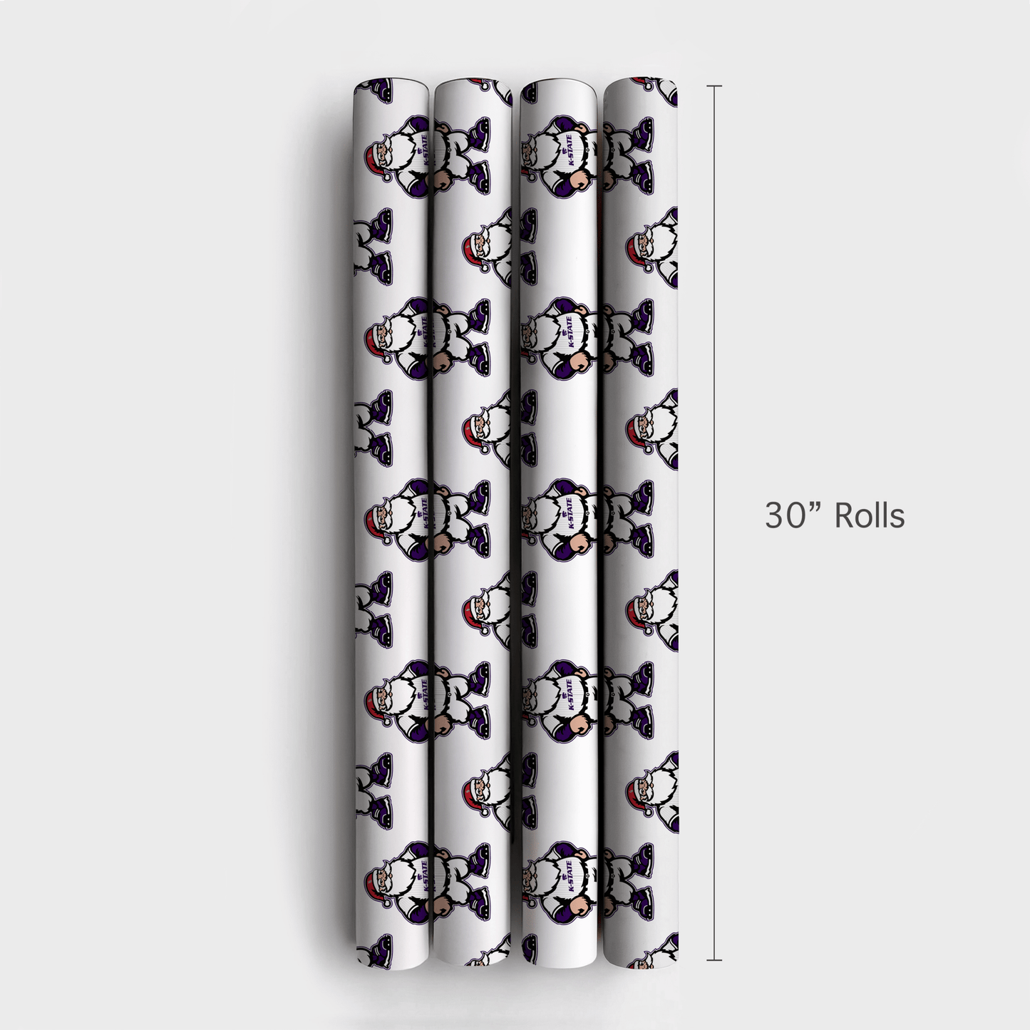 Deck the Diamond – Kansas State - Wrapping Paper - Aspen & Arlo