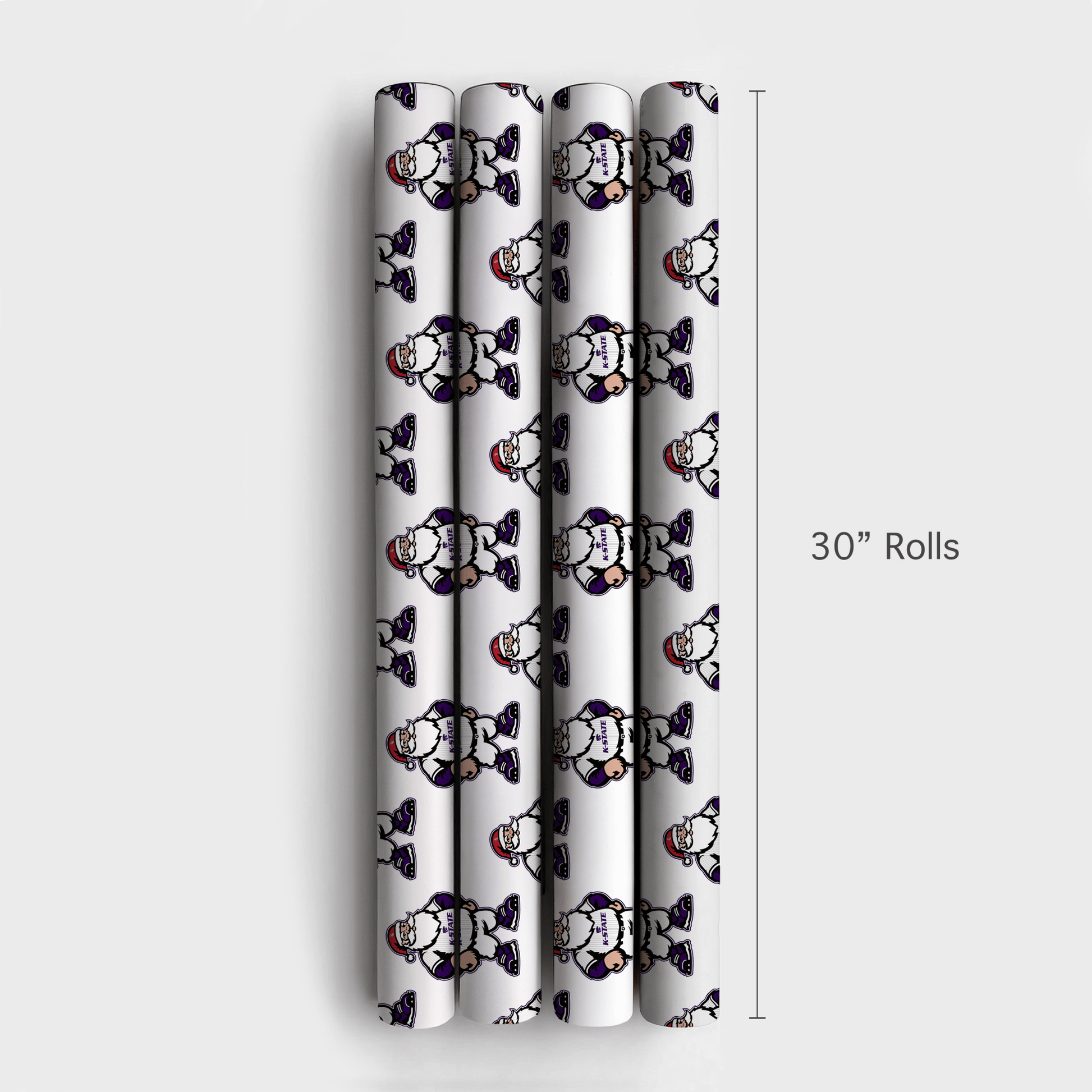 Deck the Diamond – Kansas State - Wrapping Paper - Aspen & Arlo