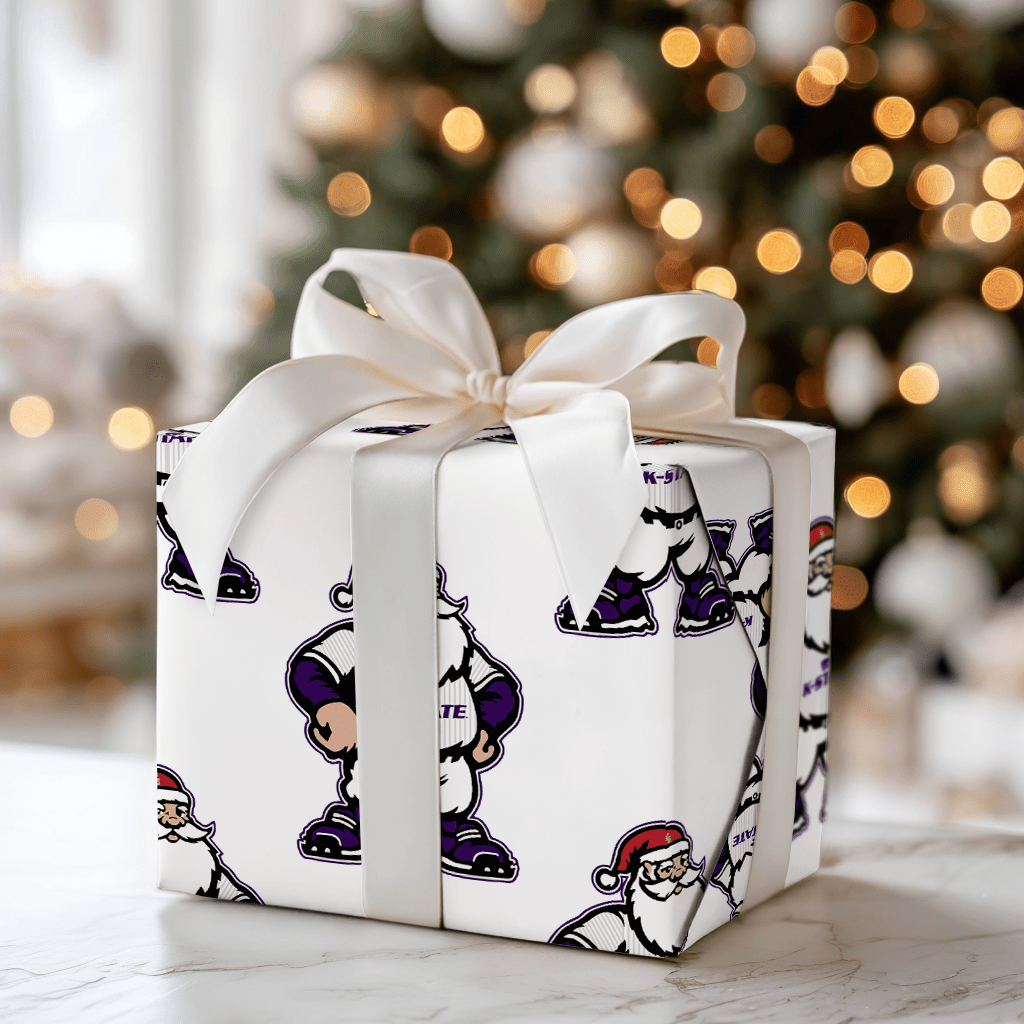 Deck the Diamond – Kansas State - Wrapping Paper - Aspen & Arlo