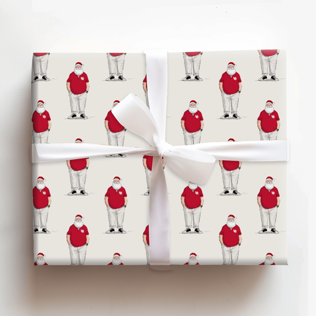 Utah Santa Polo - Wrapping Paper - Aspen & Arlo